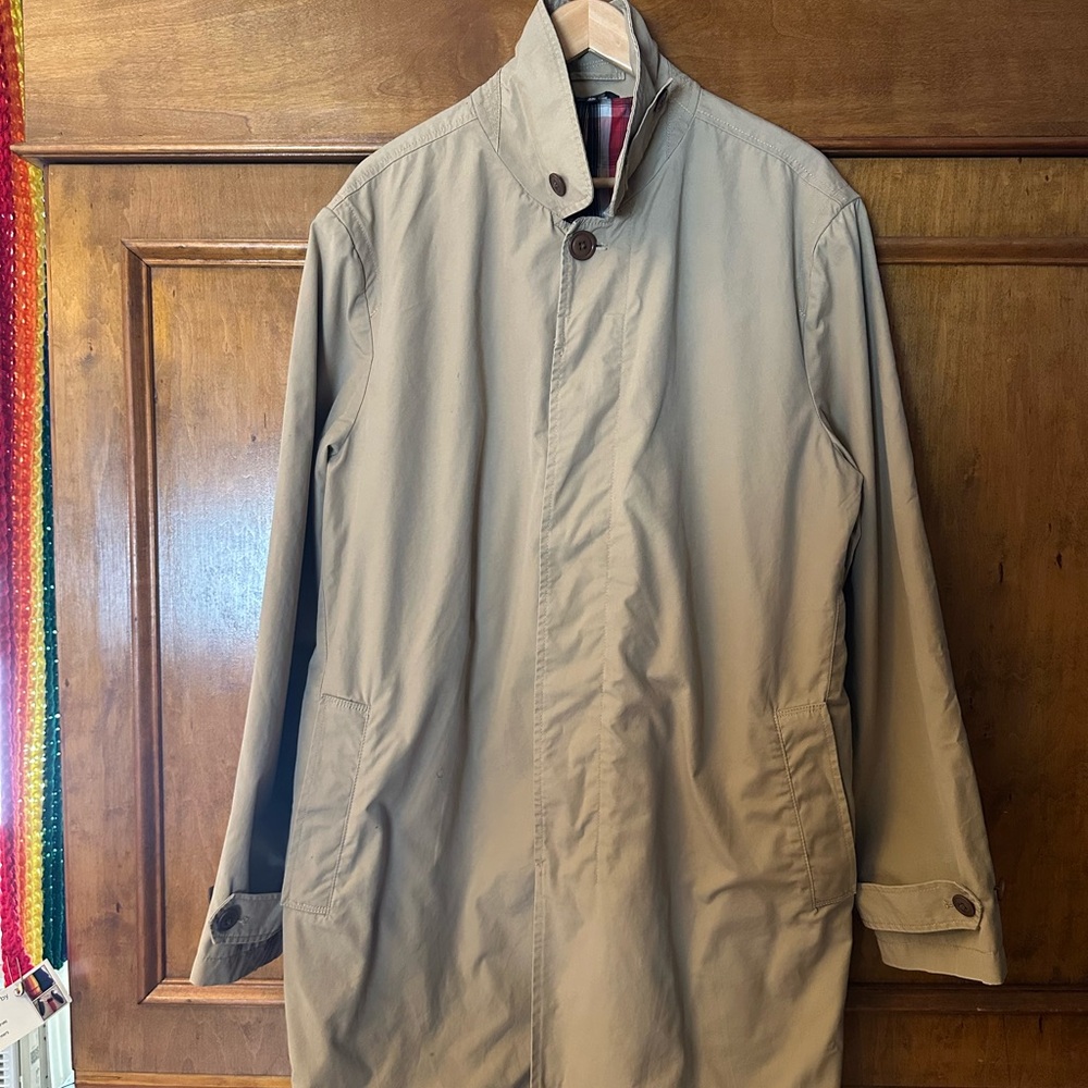 L.L. Bean Men's Beige Trench Coat